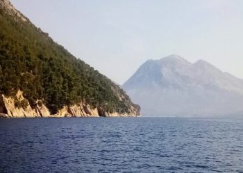 Amazing views from your private yacht private family sailing holiday in Greece